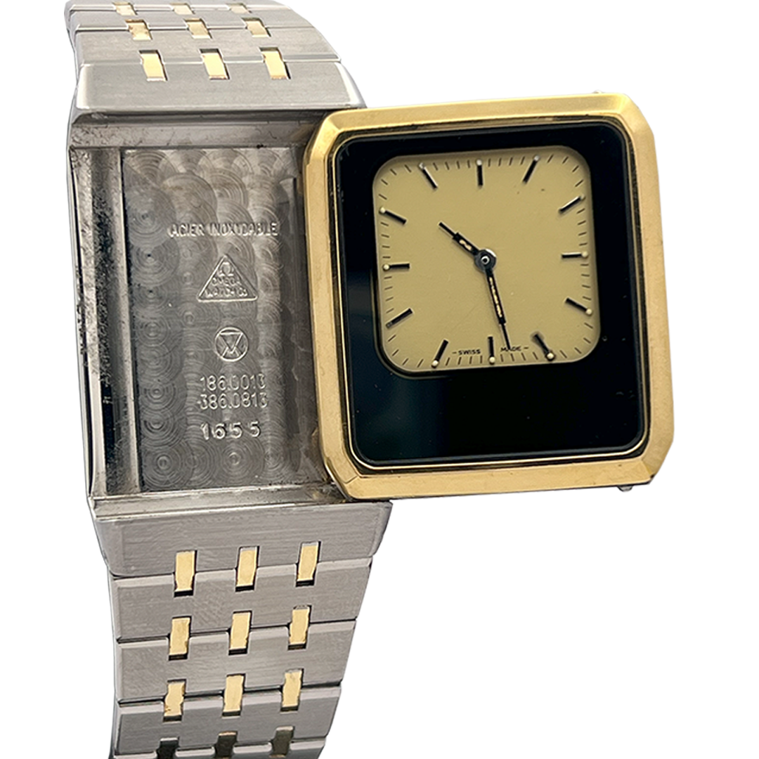Omega - Equinoxe (Reverso) - 27mm x 30mm - Ref. 386.0813 - 1982